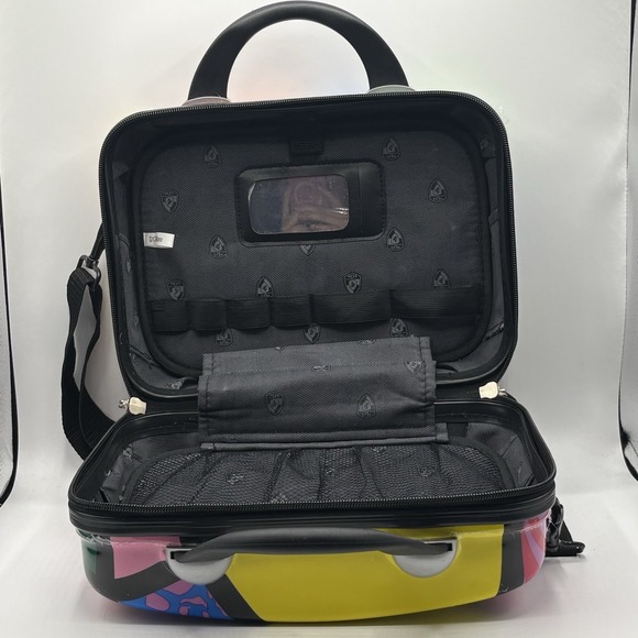 Heys Abstract Retro 90s Style Travel Carry-On Hard Shell make up Case - Picture 11 of 16